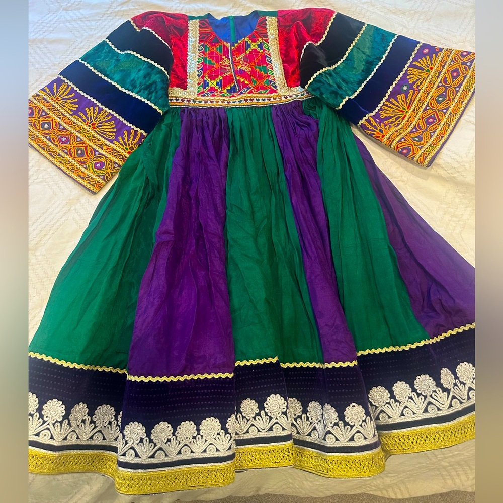 Beautiful authentic afghan dress
